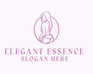 Model - Adult Woman Model logo design