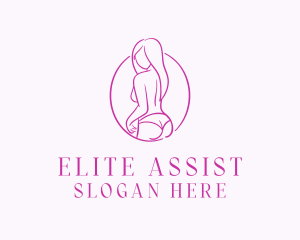 Adult Woman Model logo design