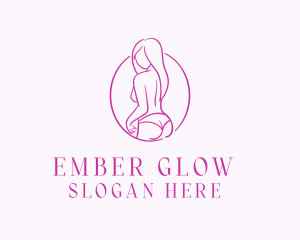 Adult Woman Model logo design