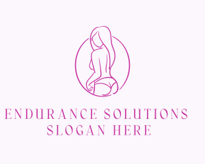 Adult Woman Model logo design