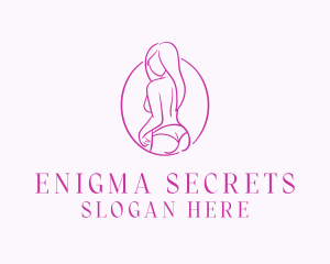 Adult Woman Model logo design