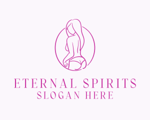 Adult Woman Model logo design