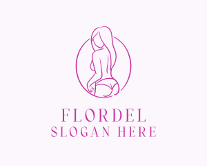 Adult Woman Model logo design