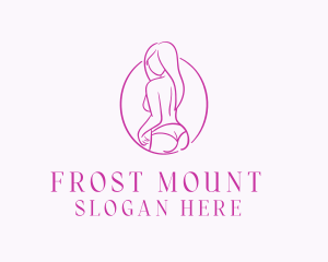 Adult Woman Model logo design