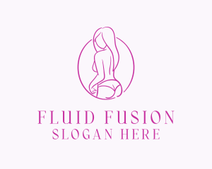 Adult Woman Model logo design