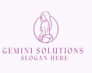 Adult Woman Model logo design