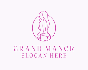 Adult Woman Model logo design