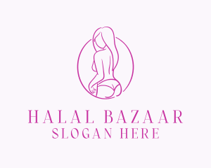 Adult Woman Model logo design