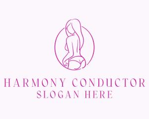 Adult Woman Model logo design