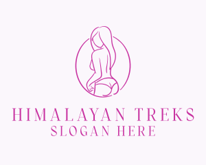 Adult Woman Model logo design