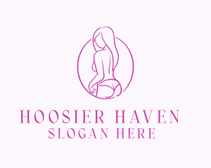 Adult Woman Model logo design