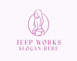 Adult Woman Model logo design