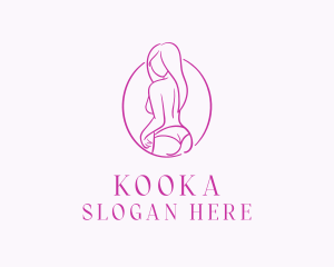 Adult Woman Model logo design