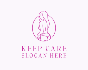 Adult Woman Model logo design