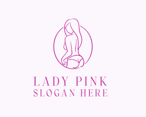 Adult Woman Model logo design