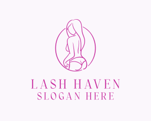 Adult Woman Model logo design