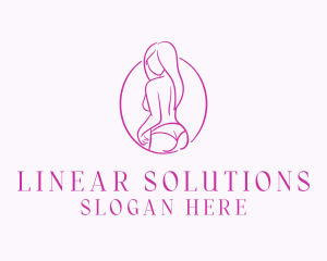 Adult Woman Model logo design