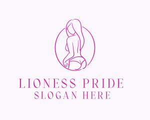 Adult Woman Model logo design