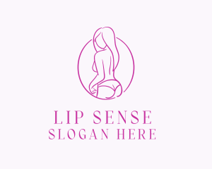 Adult Woman Model logo design