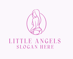 Adult Woman Model logo design