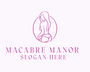 Adult Woman Model logo design