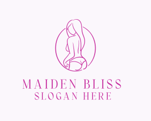 Maiden - Adult Woman Model logo design