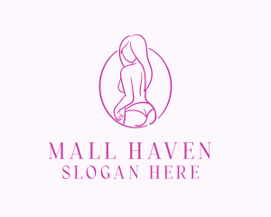 Adult Woman Model logo design