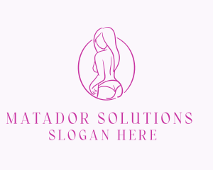 Adult Woman Model logo design