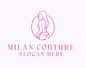 Adult Woman Model logo design