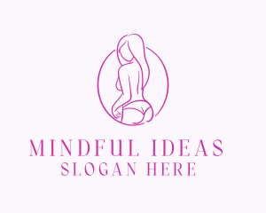 Adult Woman Model logo design