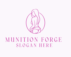 Adult Woman Model logo design