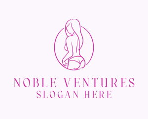 Adult Woman Model logo design