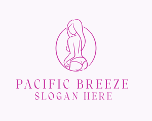 Adult Woman Model logo design