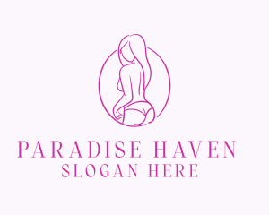 Adult Woman Model logo design