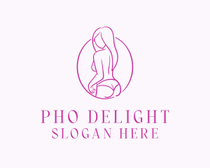 Adult Woman Model logo design