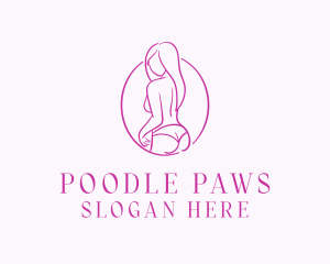 Adult Woman Model logo design