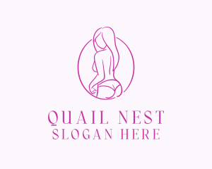 Adult Woman Model logo design