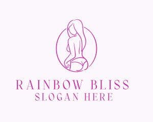 Adult Woman Model logo design