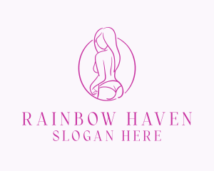 Adult Woman Model logo design