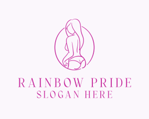 Adult Woman Model logo design