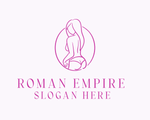 Adult Woman Model logo design