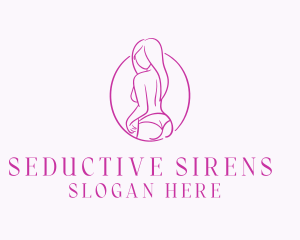 Adult Woman Model logo design