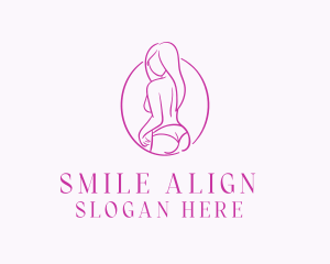 Adult Woman Model logo design