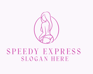 Adult Woman Model logo design