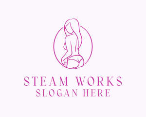 Adult Woman Model logo design