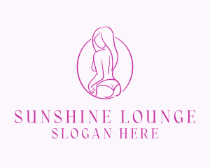 Adult Woman Model logo design