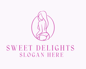 Adult Woman Model logo design