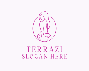 Adult Woman Model logo design