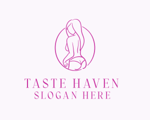 Adult Woman Model logo design