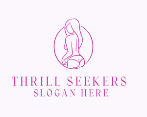 Adult Woman Model logo design